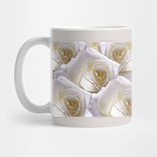3d rendering White Rose Mug